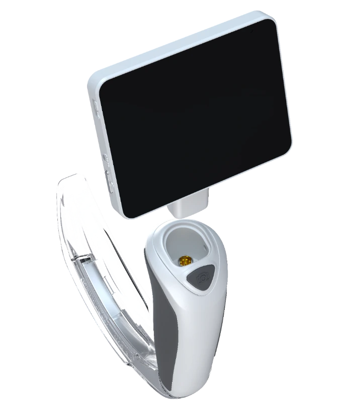 Vidéo-laryngoscope série VX - Moniteur et poignée séparés par le haut