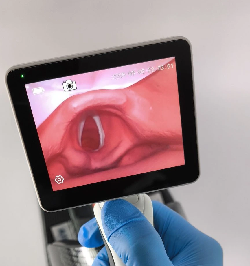 Intubation sur un mannequin d'entraînement avec le vidéo-laryngoscope VX-35