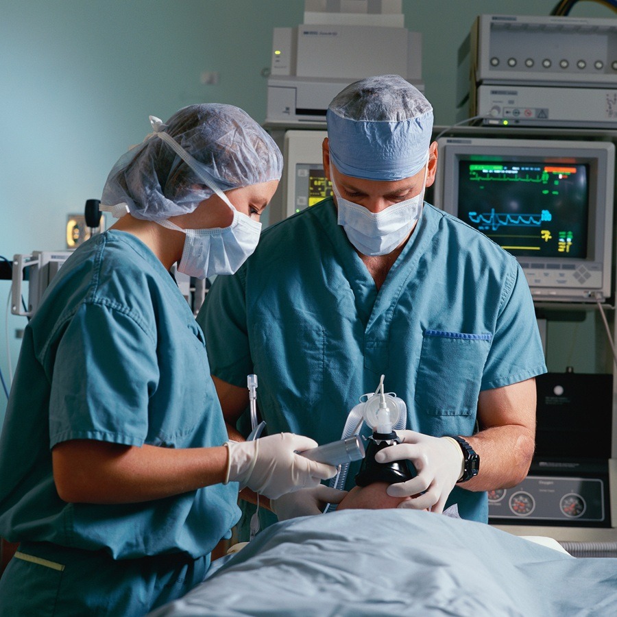 Intubationsvorgang