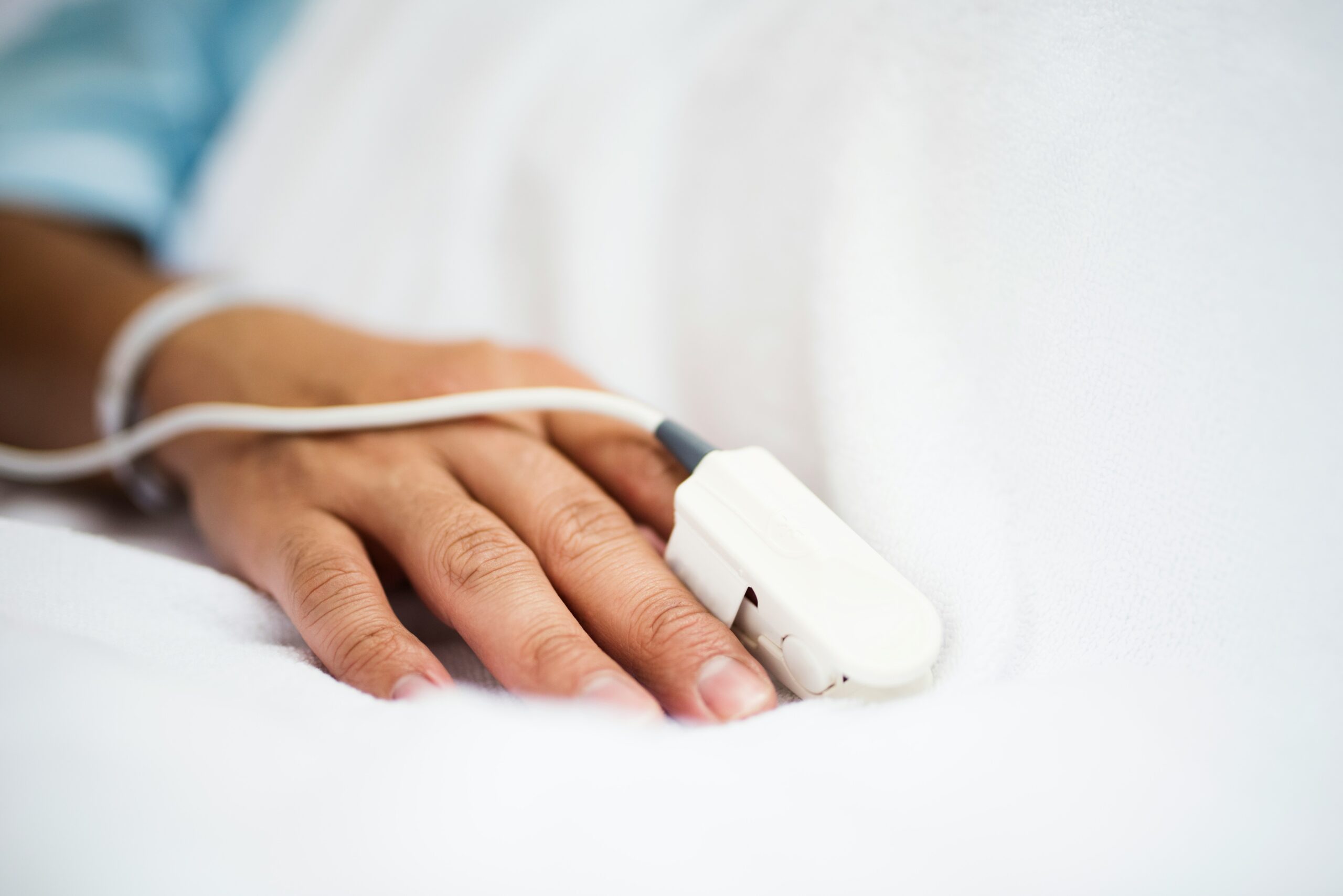 Finger mit Sensor